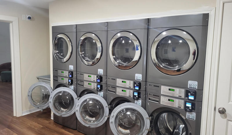 On-site laundry at 9 Tree RV